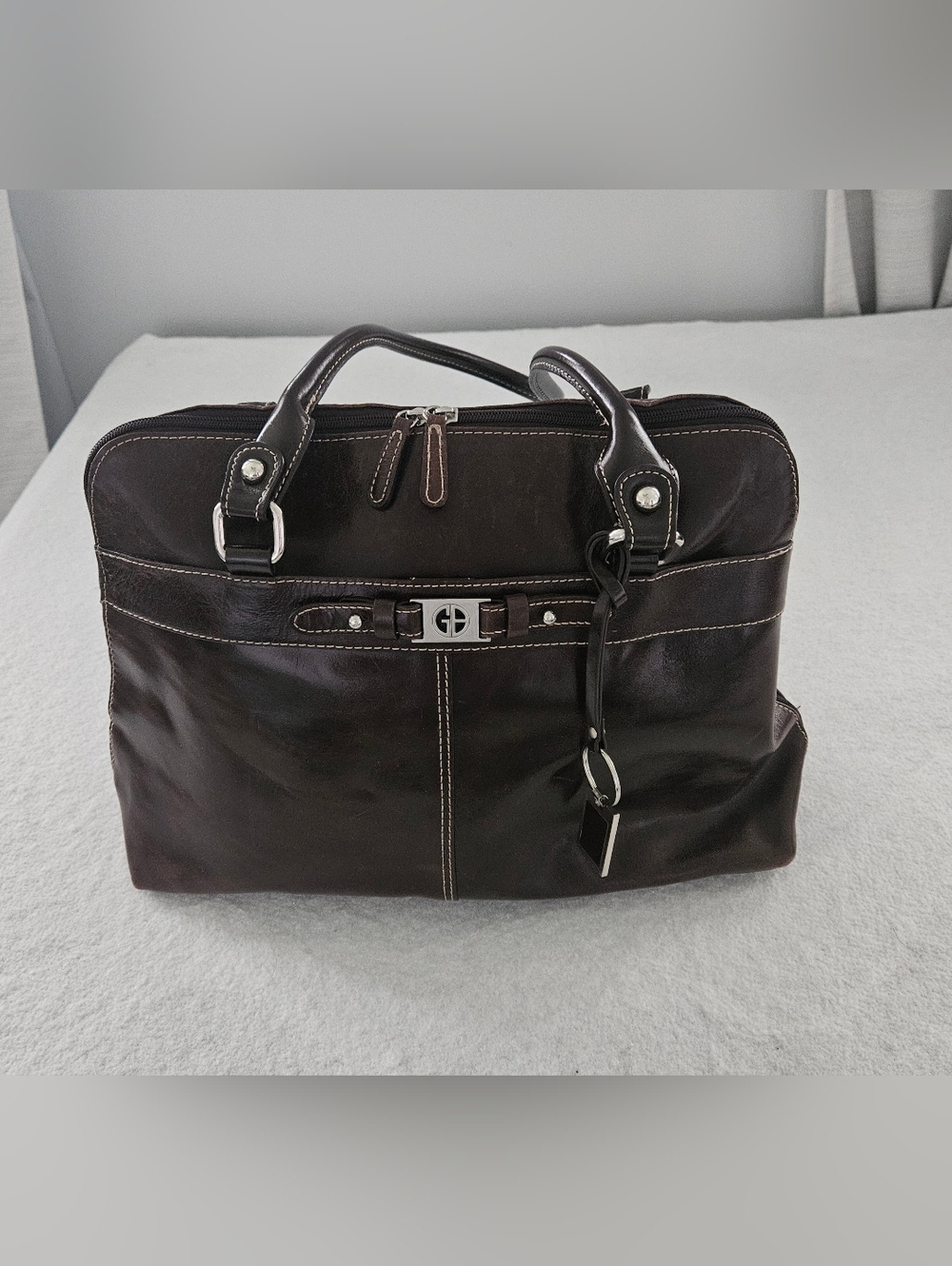 Giani Bernini Brown Leather Purse